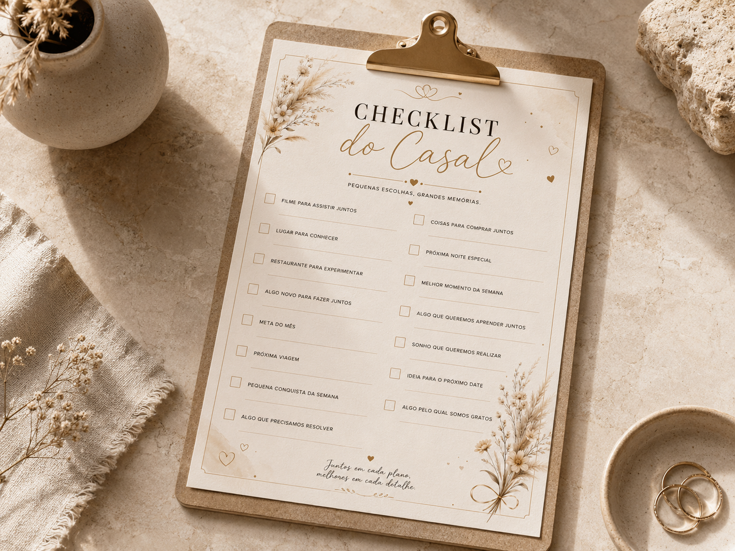 Checklist do Casal